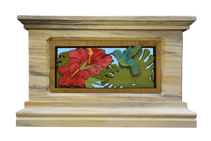 Bitterroot Style in Blue Pine with Hummingbird