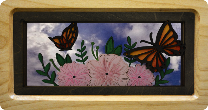 Butterflies with Background #14