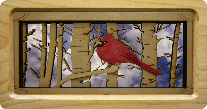 Cardinal with Background #14