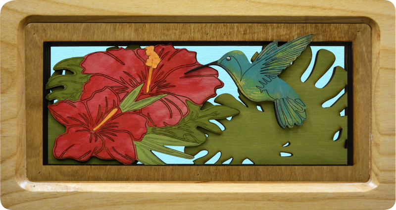 Hummingbird with Background #20