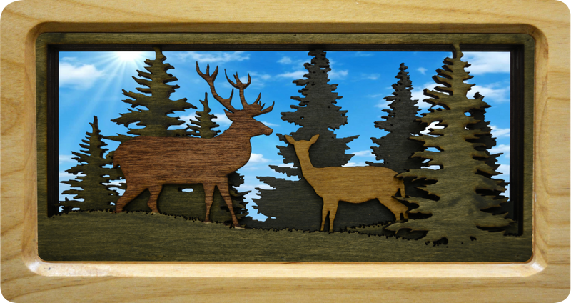Mr & Mrs Trees with Background #23