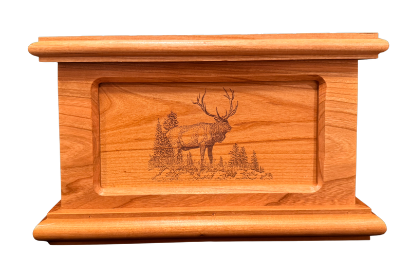 Snowcrest Style in Alder with Engraving on Panel