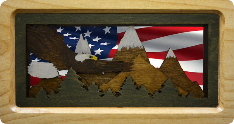 Soaring Eagle with Background #26
